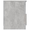 vidaXL Noptieră, gri beton, 40x40x50 cm ,PAL