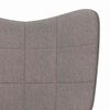 vidaXL Scaun de relaxare, taupe, material textil