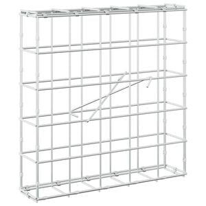 vidaXL Gabion cu Fir de 3,5 mm și Plasă de 10x10 cm 50x100x50 cm