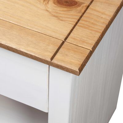 vidaXL Noptieră, 46 x 40 x 57 cm, lemn masiv de pin, gama Panama