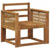 vidaXL Canapea Medie pentru Exterior Lemn Solid de Acacia natural