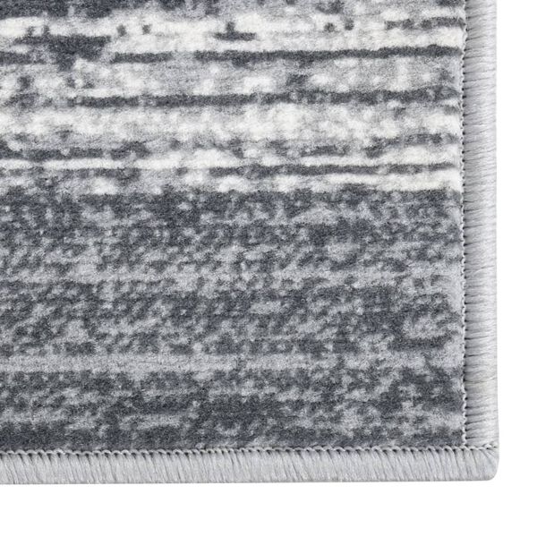 vidaXL Covor traversă, gri, 100x450 cm, BCF