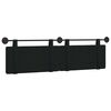 vidaXL Cap de pat suspendat Pe perete Negru 190 x 55 x 5 cm Catifea