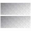 vidaXL Trepte 2 buc. 100 x 40 cm Argintiu Aluminiu Dreptunghiular