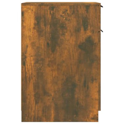vidaXL Dulap de birou, stejar fumuriu, 33,5x50x75 cm, lemn prelucrat