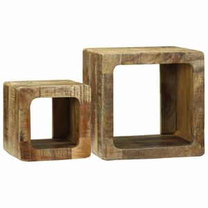 vidaXL Unități TV 2 buc. Maro 36 x 30 x 36 cm Lemn de mango solid