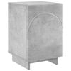 vidaXL Dulap de noapte Gri Beton 33,5 x 34,5 x 50 cm Lemn prelucrat