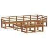 vidaXL Set de canapele de exterior 9 pcs natural Lemn Solid de Acacia