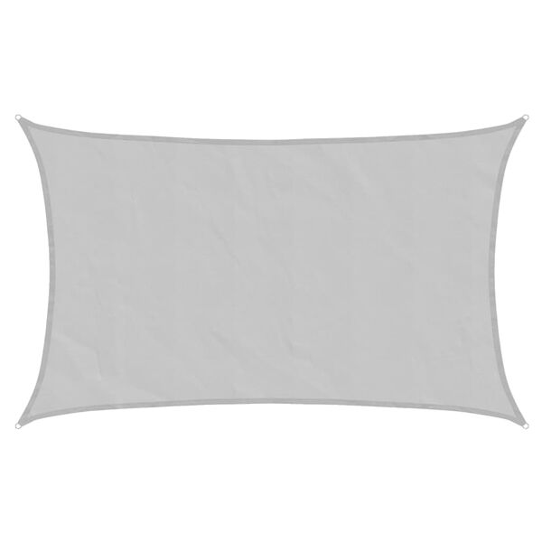 vidaXL Parasolar, gri deschis, 8x5 m, 100% poliester Oxford