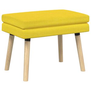 vidaXL Bancă cu două straturi Galben Deschis 60 x 40 x 46 cm Țesătură