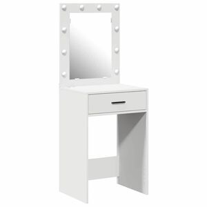 vidaXL Masă de Machiaj Alb 50 x 41 x 135 cm Lemn prelucrat