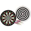 Abbey Darts Tablă darts cu 2 fețe cu 2 seturi de v&acirc;rfuri, 52AZ-UNI-Uni