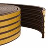 vidaXL Banda adeziva pentru feronerie Maro 15 x 8 mm 100 m Spumă EPDM