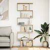 vidaXL Bibliotecă/separator 6 niveluri stejar sonoma 70x24x193 cm lemn