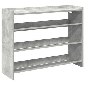 vidaXL Pantofar, gri beton, 80x25x62 cm, lemn prelucrat