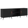 vidaXL Cabinet TV 150 x 30 x 50 cm Stejar negru Lemn prelucrat