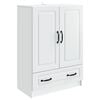 vidaXL Bufet cu sertar Alb 66 x 34,5 x 92 cm Lemn prelucrat