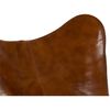 Lesli Living Scaun fluture Buffalo, maro, 75x75x87 cm