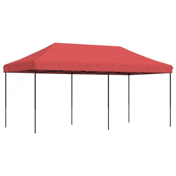 vidaXL Cort de petrecere pliabil Pop-Up, 580x292x315 cm, vișiniu