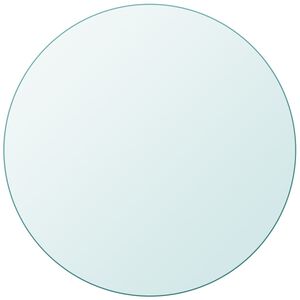 vidaXL Blat de masă din sticlă securizată, rotund, 300 mm