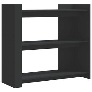vidaXL Măsuță consolă, negru, 100x35x90 cm, lemn prelucrat