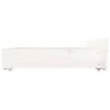 vidaXL Cadru de pat cu sertare Super King, alb, 180x200 cm