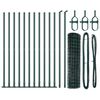 vidaXL Gard cu St&acirc;lp Verde 1 x 25 m Oțel