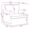 vidaXL Set de canapea 2 pcs Gri &icirc;nchis 162 x 80 x 85 cm țesătură
