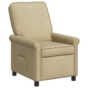 vidaXL Fotoliu recliner Gri Verde 69 x 95 x 101 cm Țesătură