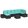 vidaXL Set de canapea 5 buc. poliratan