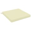 vidaXL Perne de Șezut SOEST 100% Polyester Crem 60 x 60 x 7 cm