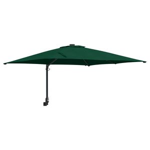 vidaXL Parasol de Grădină Verde 248,5 x 247,5 x 160 cm