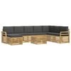 vidaXL Seturi de canapele Lemn Solid de Acacia