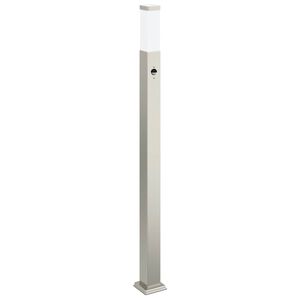 vidaXL St&acirc;lp luminos cu senzor 110 cm oțel inoxidabil IP44