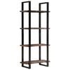 vidaXL Bibliotecă cu 4 rafturi, 80 x 40 x 180 cm, lemn masiv reciclat