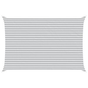 vidaXL P&acirc;nză de umbră Gri deschis și alb. 6 x 4 m