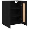 vidaXL Cabinet suspendat Stejar Negru 69,5 x 34 x 90 cm Lemn prelucrat