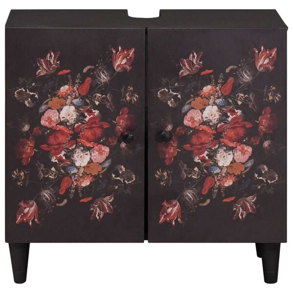 vidaXL Dulap de chiuvetă cu depozitare Multicolour 62 x 33 x 58 cm