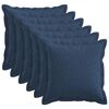 vidaXL Husă pentru pernă 6 pcs HOUTEN albastru 45 x 45 cm In sintetic
