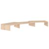 vidaXL Stand pentru monitor, 80x24x10,5 cm, lemn masiv de pin