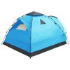 vidaXL Cort de camping tip pop-up, 3 persoane, albastru