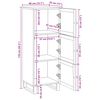 vidaXL Bufet cu depozitare Maro 90 x 33 x 75 cm Lemn de mango solid