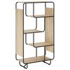 vidaXL Bufet &icirc;nalt Stejar Sonoma 80 x 37.5 x 144 cm Lemn compozit