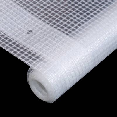 vidaXL Prelată Leno 260 g/m², alb, 4 x 2 m