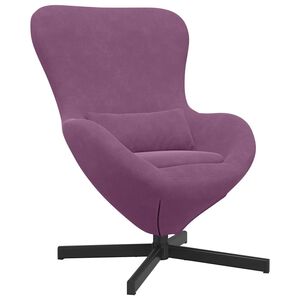 vidaXL Fotoliu ou Violet 63 x 73 x 90 cm Catifea