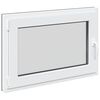vidaXL Fereastră pentru subsol RISOR 90 x 70 cm PVC și Sticlă Antracit