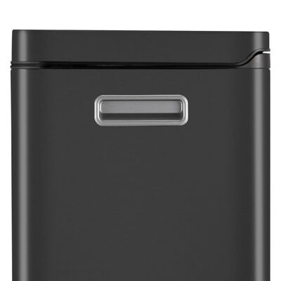 EKO Coș de gunoi cu pedală X-Cube, negru, 30 L