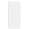 vidaXL Bufet cu sertar Alb 100 x 30 x 65,6 Lemn compozit