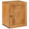 vidaXL Dulap de Baie cu ușă Maro deschis 38 x 33 x 48 cm Lemn compozit