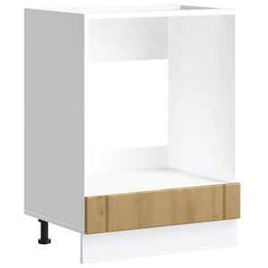 vidaXL Dulap pentru cuptor "Lucca" Artisan Stejar lemn prelucrat